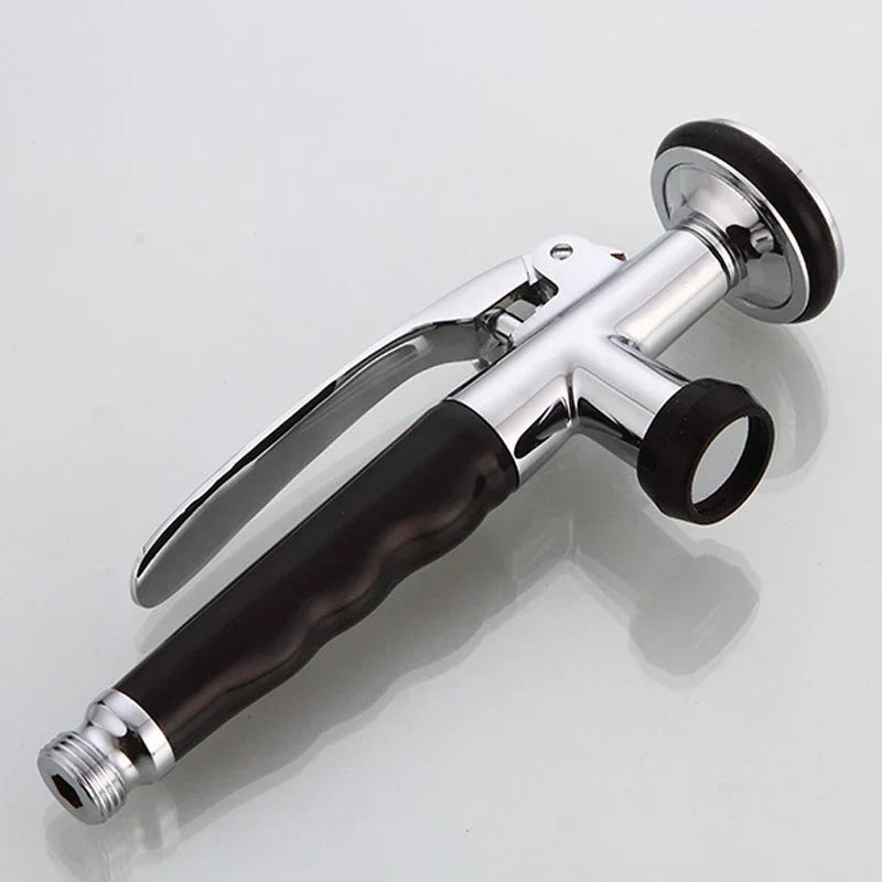 DecorBites™ Brass Kitchen Sprayer Head with Lock in Chrome/Brushed Nickel Finish