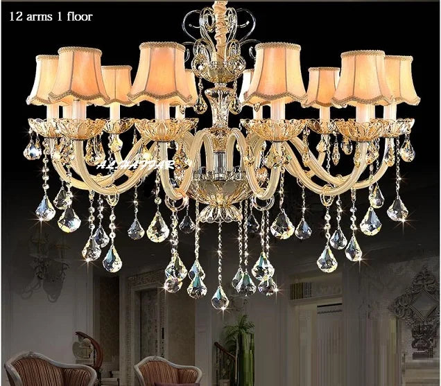DecorBites™ Crystal Chandelier Light Fixtures for Modern Luxury Living and Bedrooms