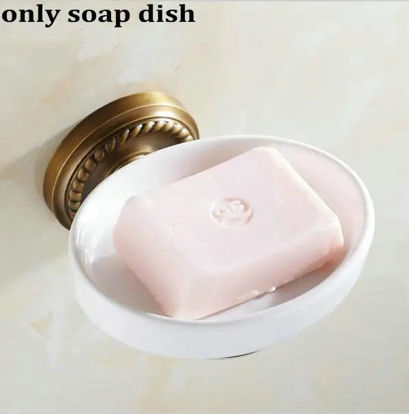 DecorBites™ Copper Bathroom Accessories Set: Towel Rack, Bar, Cup Holder, Paper Holder, Cloth Hook