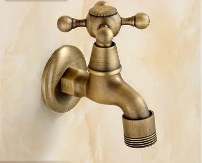 DecorBites™ Antique Garden Bibcocks Tap for Outdoor Washing, Bathroom, Mop, and More