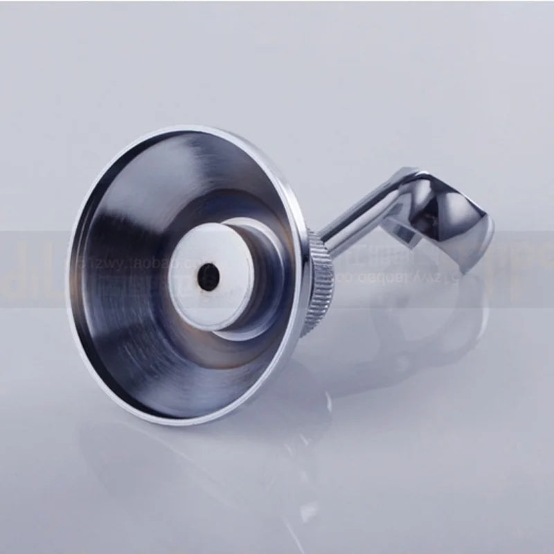 DecorBites™ Brass Handheld Shower Holder Mount Chrome Finish Wall Mount Angle Adjustable