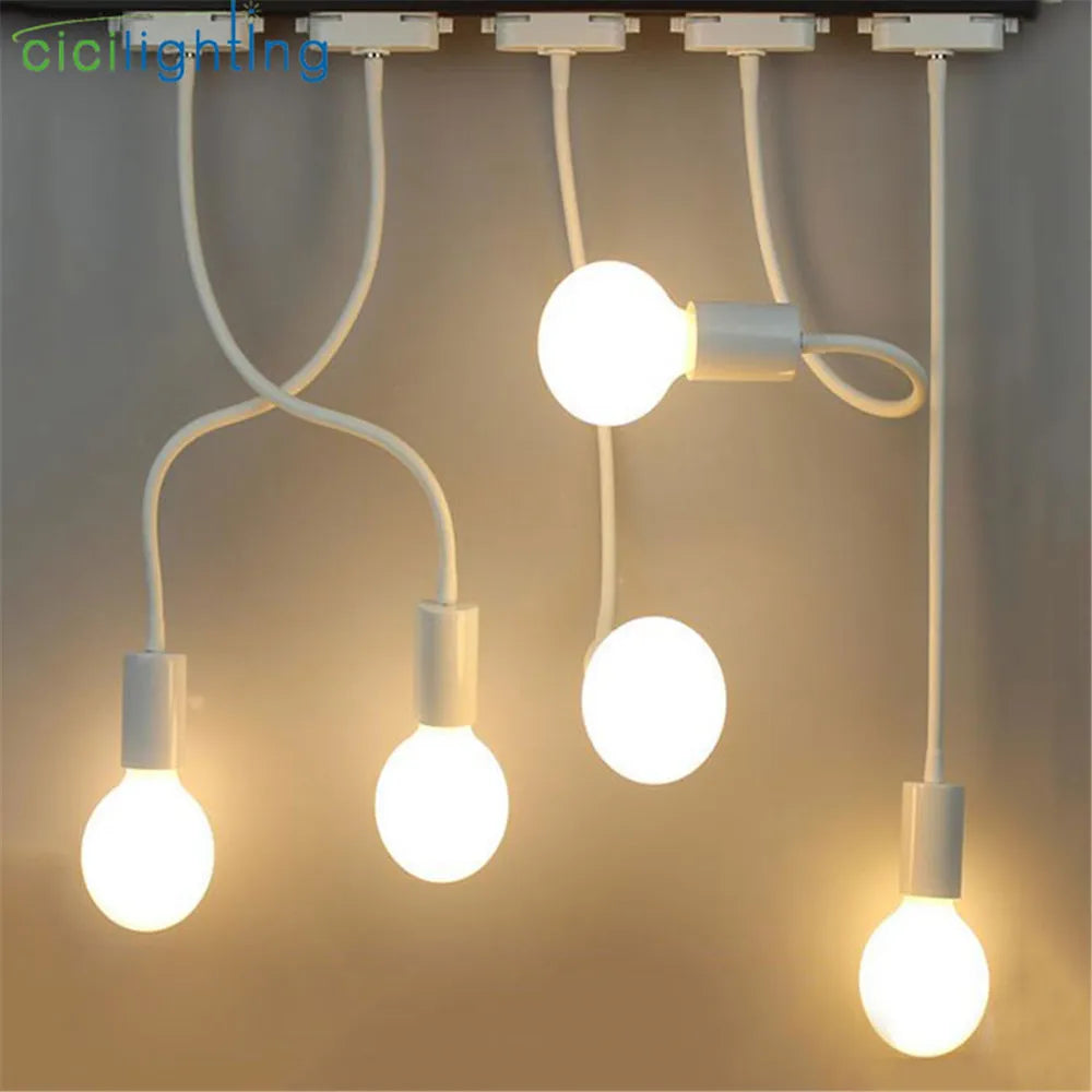 DecorBites™ Industrial Gooseneck Track Lighting for Clothing Store