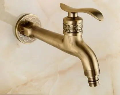DecorBites™ Antique Garden Bibcocks Tap for Outdoor Washing, Bathroom, Mop, and More