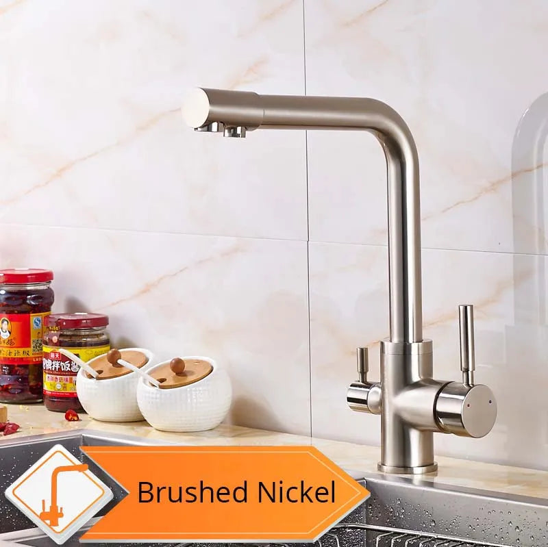 DecorBites™ Beige Purity Kitchen Faucet with Purification Function