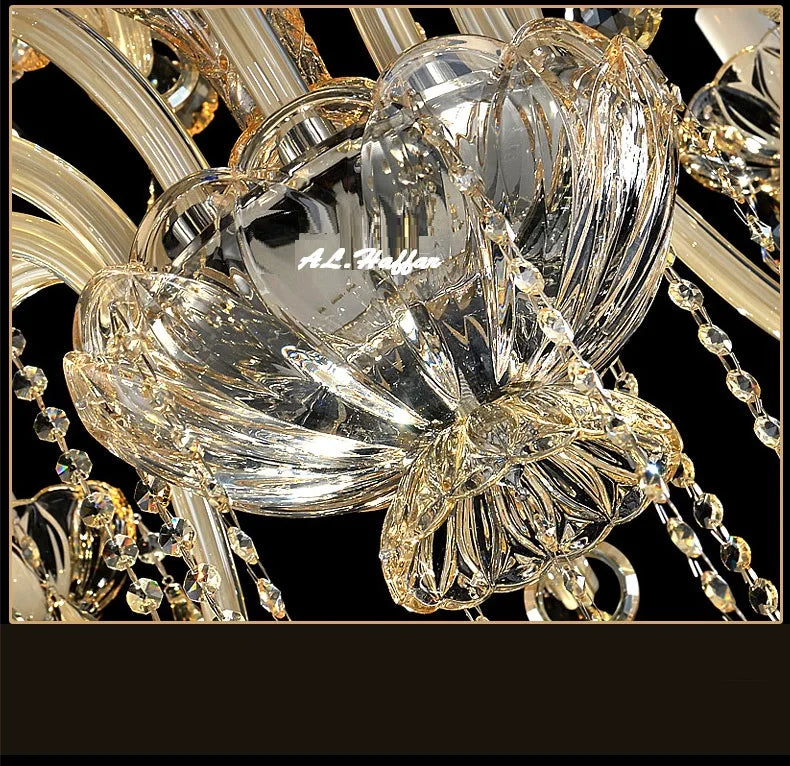 DecorBites™ Crystal Chandelier Light Fixtures for Modern Luxury Living and Bedrooms