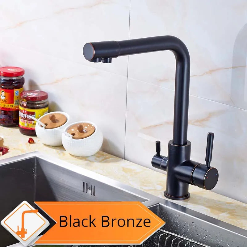DecorBites™ Beige Purity Kitchen Faucet with Purification Function