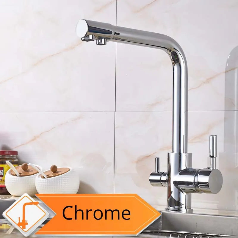 DecorBites™ Beige Purity Kitchen Faucet with Purification Function
