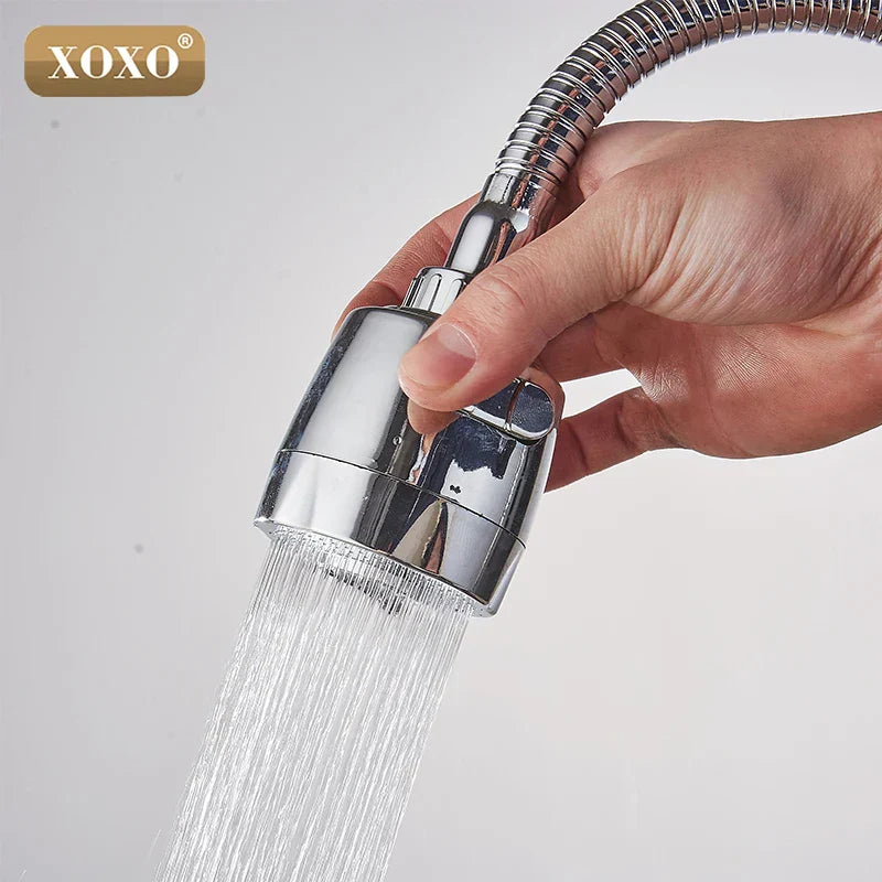 DecorBites™ Brass Kitchen Faucet Mixer Tap with Multifunction Shower & Washing Machine