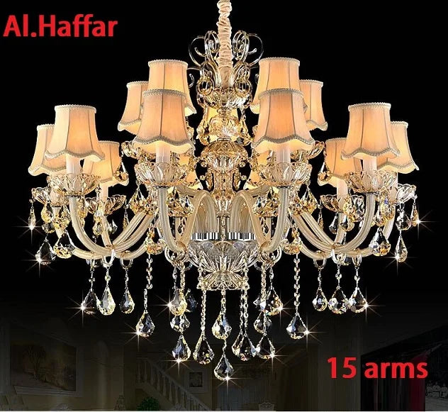 DecorBites™ Crystal Chandelier Light Fixtures for Modern Luxury Living and Bedrooms