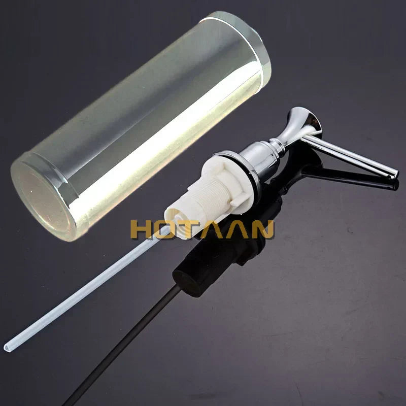 DecorBites™ Brass Head Stainless Steel Kitchen Sink Soap Dispenser - YT-2016