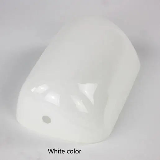 DecorBites™ Glass Banker Lamp Cover - Elegant Lampshade in Green/Blue/Amber/White