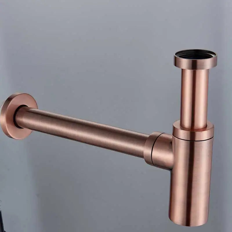 DecorBites™ Brass Basin Tap Siphon Kit, Pop Drain Deodorization, Chrome/Black/Bronze