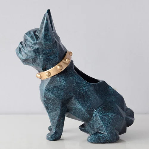 DecorBites™ Dog Resin Pen Holder Desk Organizer Office Accessories Storage Pencil Pot