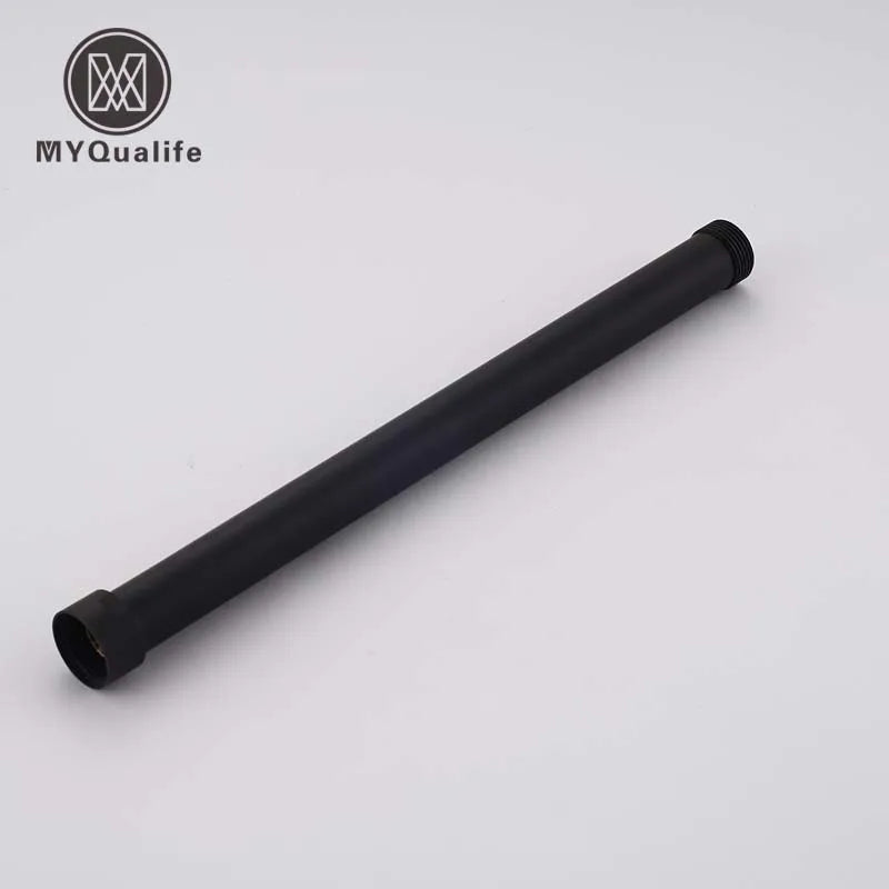 DecorBites™ Brass Black Bathroom Faucet 30cm Extension Tube for Heightening