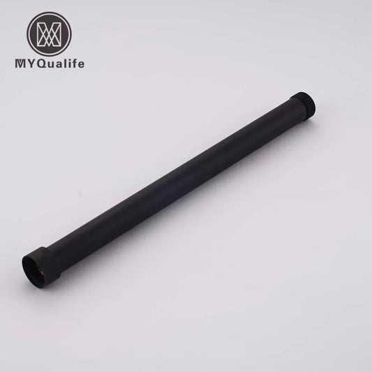 DecorBites™ Brass Black Bathroom Faucet 30cm Extension Tube for Heightening