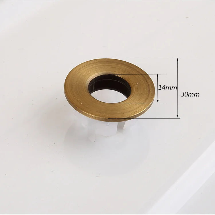 DecorBites™ Brass Antique Bath Hardware Set: Towel Rack, Paper Holder, Towel Hanger, Toilet Brush Holder