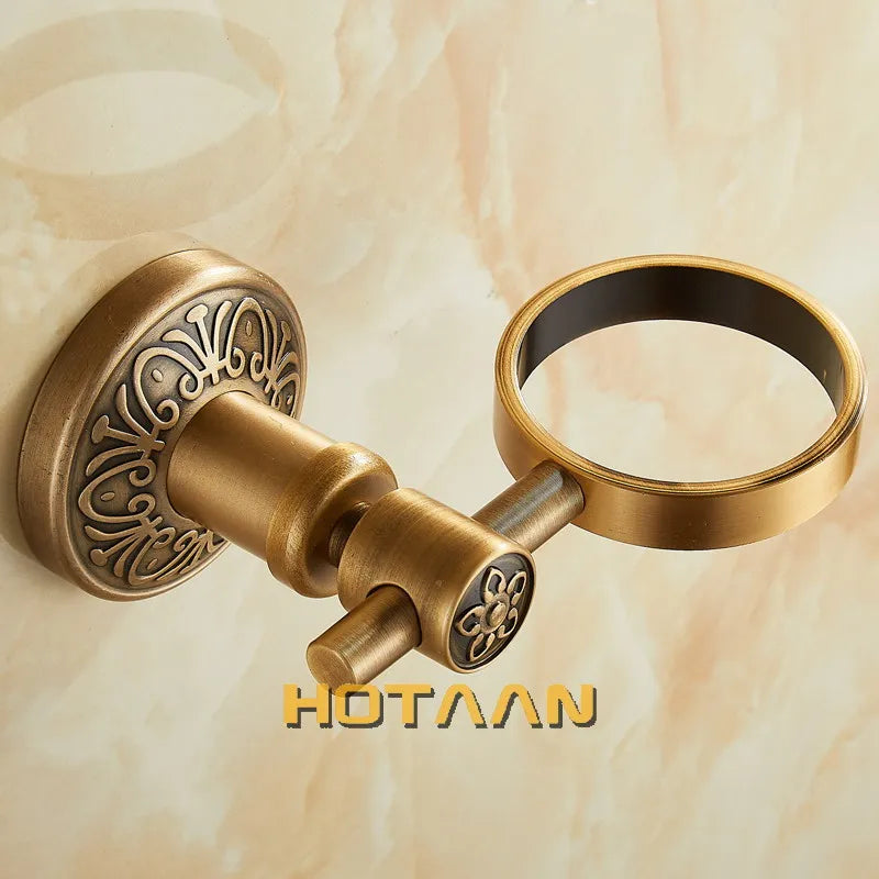 DecorBites™ Brass Soap Dispenser Holder for Elegant Bathroom Accessory
