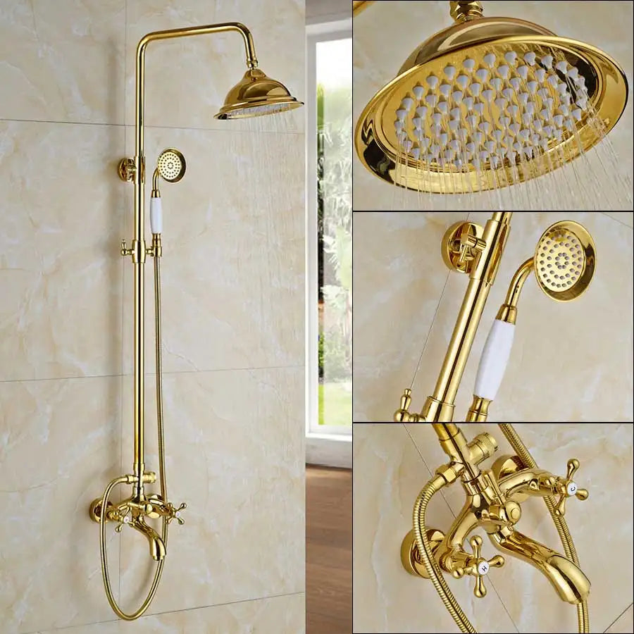 DecorBites™ 3-way Shower Faucet Set with Rainfall and Waterfall Spout