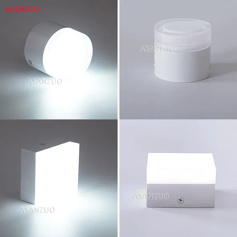 DecorBites™ LED Panel Light Surface Mounted Downlight for Ceiling, 7W-12W, AC85-265V