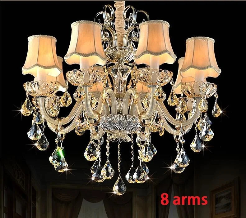 DecorBites™ Crystal Chandelier Light Fixtures for Modern Luxury Living and Bedrooms