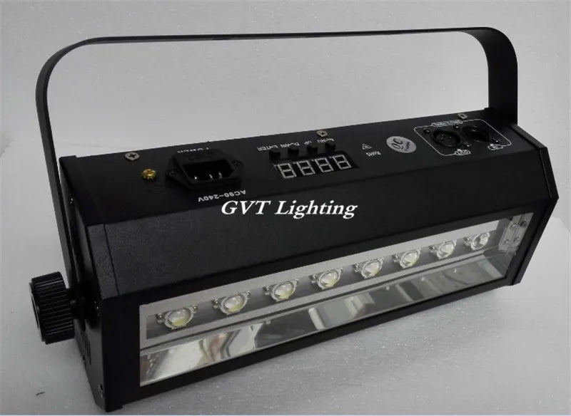 DecorBites™ 8-Light LED Strobe Lamp for Party Disco Bar DJ Lighting