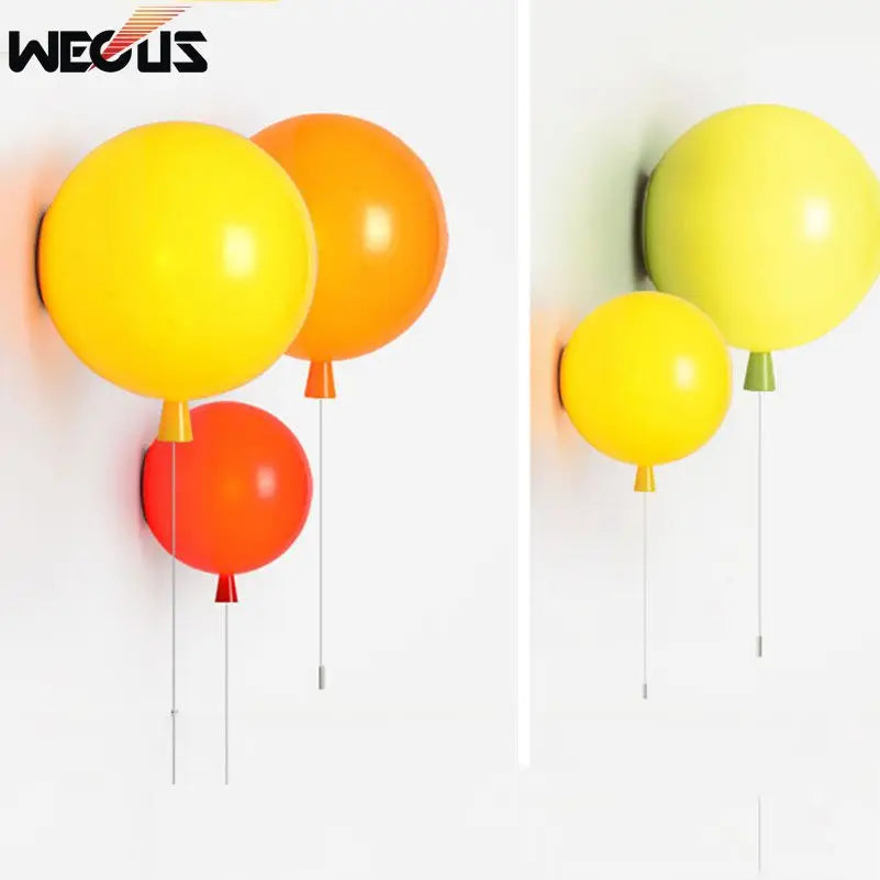 DecorBites™ Balloon Lamps Wall Light for Baby Child Room Stair Corridor Bedside Decoration