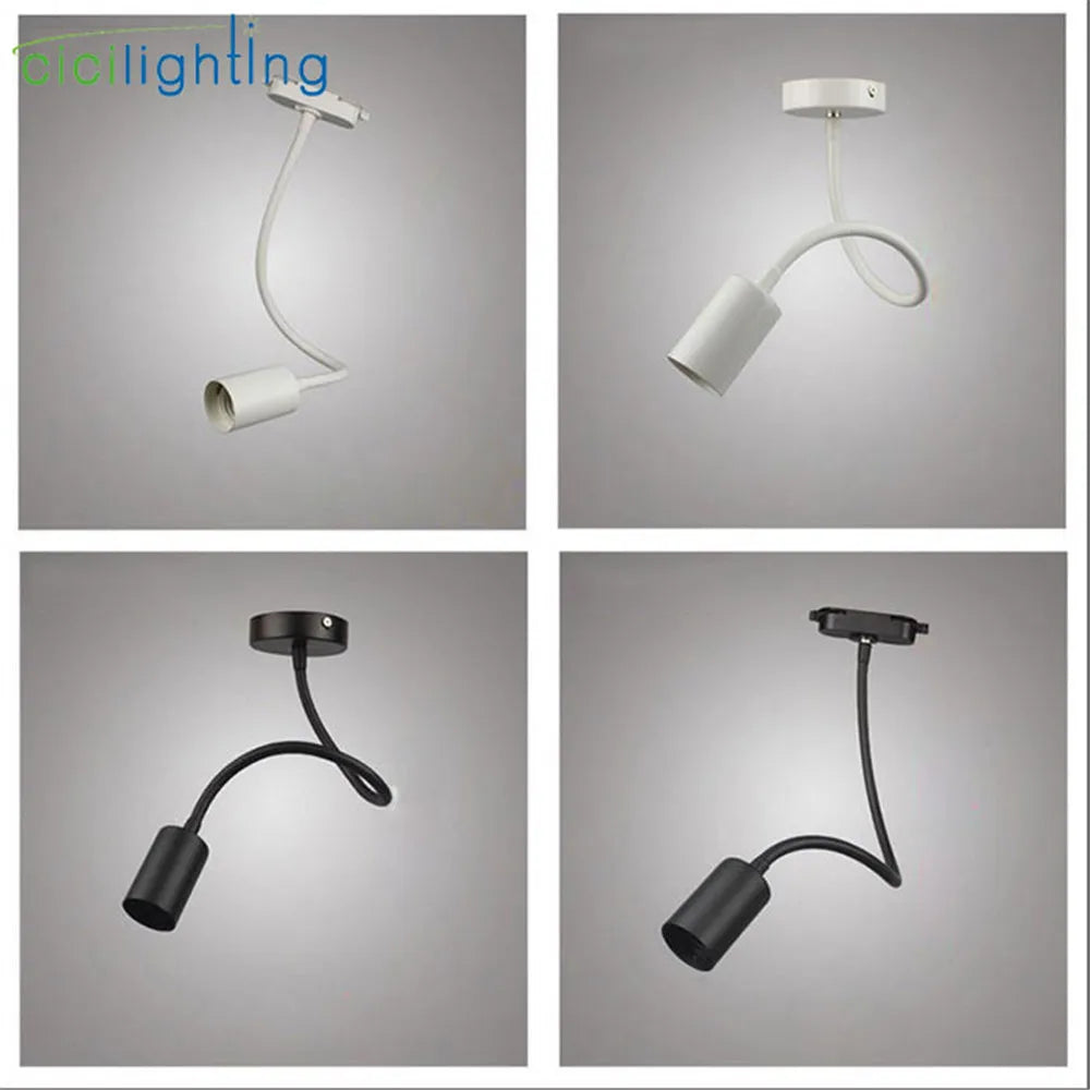 DecorBites™ Industrial Gooseneck Track Lighting for Clothing Store