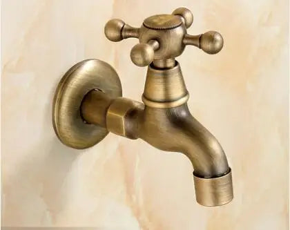 DecorBites™ Antique Garden Bibcocks Tap for Outdoor Washing, Bathroom, Mop, and More