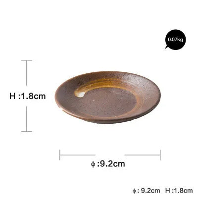 DecorBites™ Ceramic Dinner Plate Set - Round Solid Pattern, Made of Ceramic