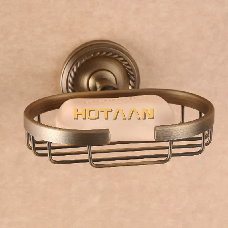 DecorBites™ Antique Brass Soap Holder Bathroom Accessories