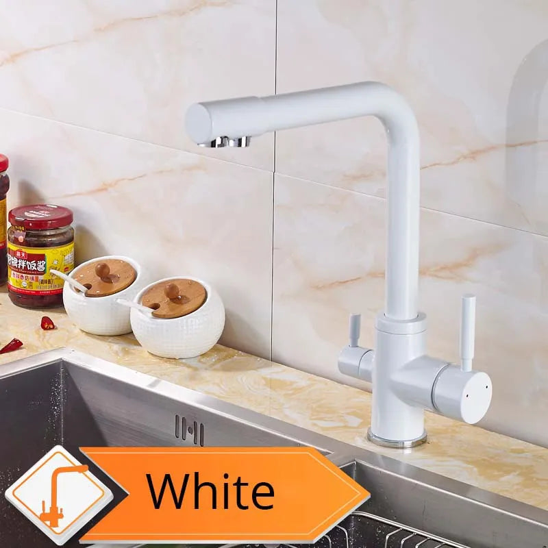 DecorBites™ Beige Purity Kitchen Faucet with Purification Function