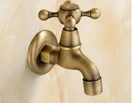 DecorBites™ Antique Garden Bibcocks Tap for Outdoor Washing, Bathroom, Mop, and More