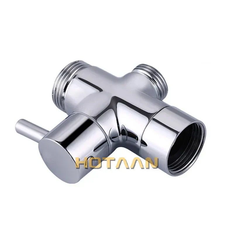 DecorBites™ Brass 1/2" Shattaf Sprayer Diverter for Bathroom Faucet - YT-5128
