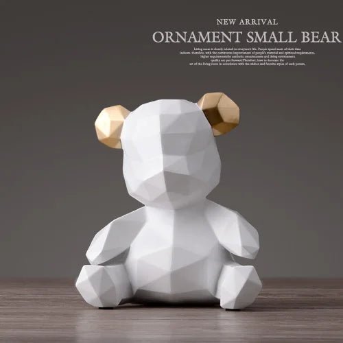 DecorBites™ Bear Figurine Resin Sculpture Ornament Home Office Garden Gift