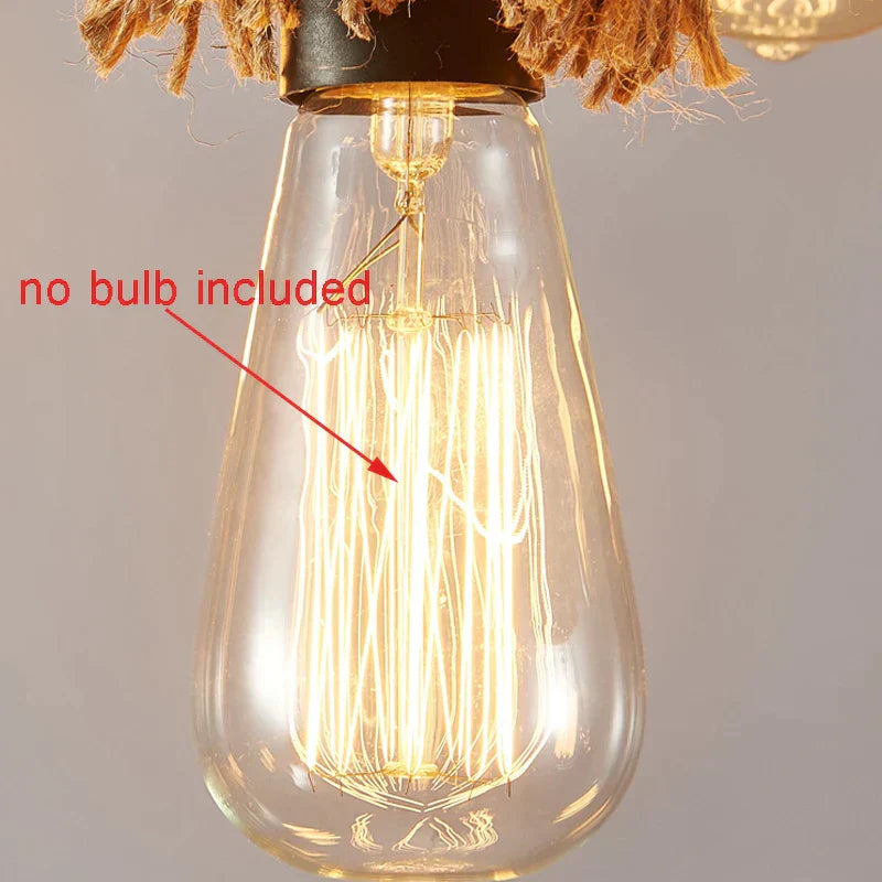 DecorBites™ Industrial Loft Chandelier for Living Dining Room Restaurant Bar Café Kitchen