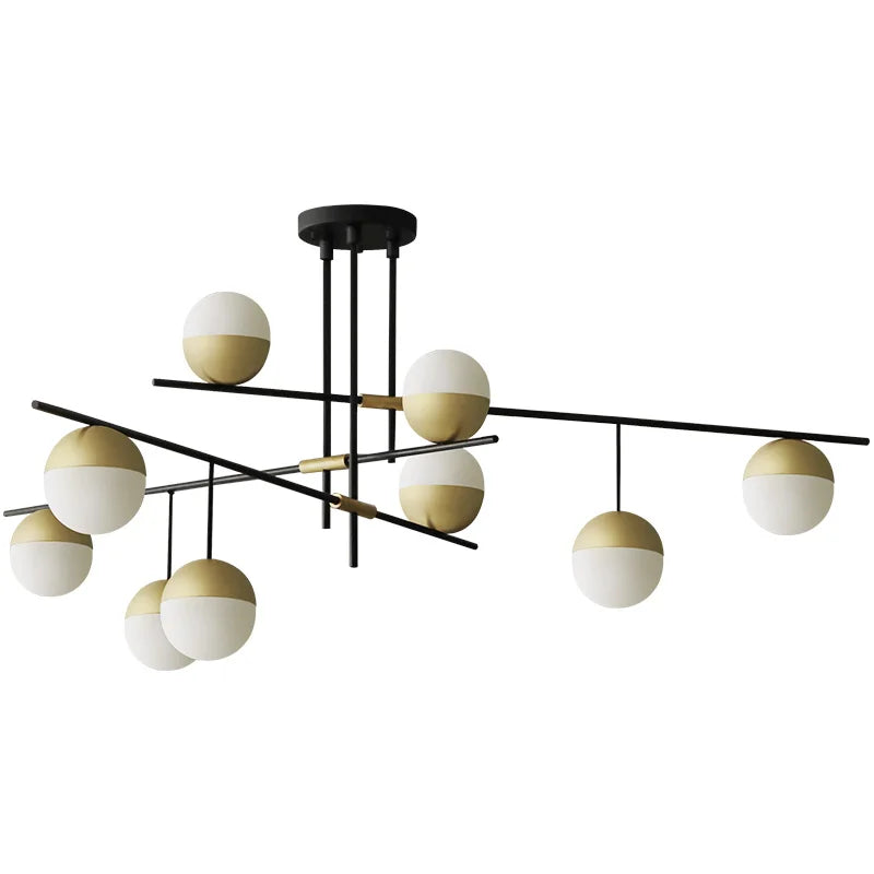 DecorBites™ Glass Ball Pendant Lights for Modern Luxury Living Room and Restaurant