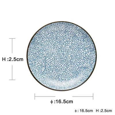 DecorBites™ Ceramic Dinner Plate Set - Round Solid Pattern, Made of Ceramic