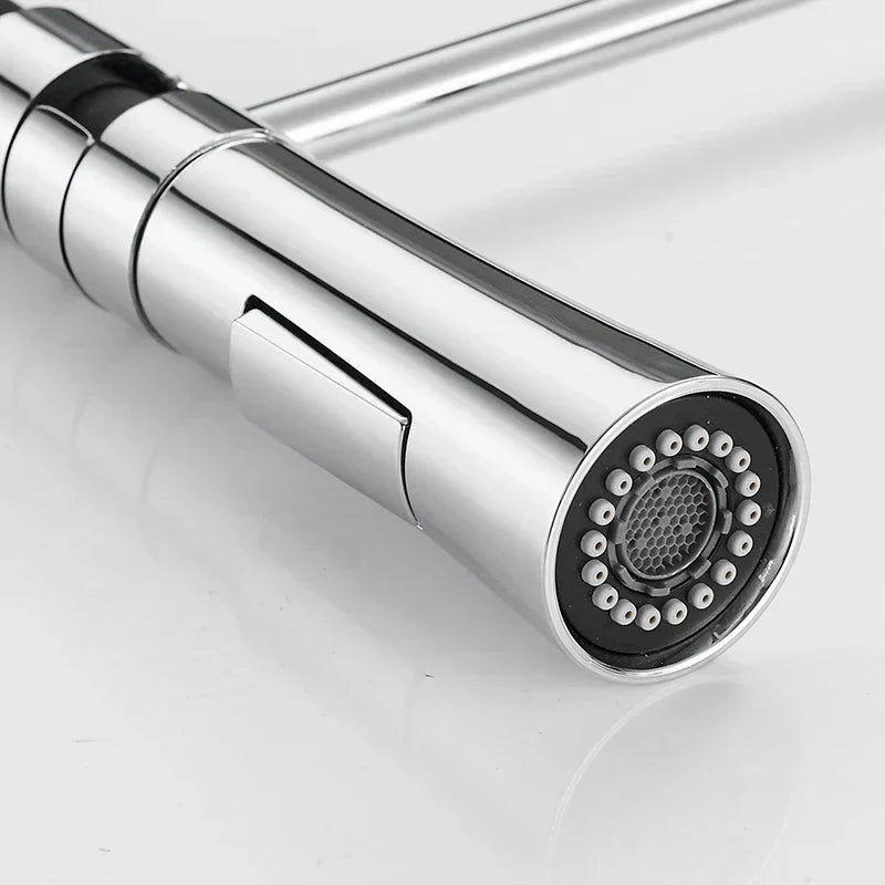 DecorBites™ Kitchen Faucet Spray Head | Dual Function Stream Reaplce Head | Chrome Finish
