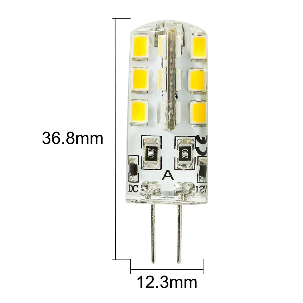 DecorBites™ LED G4 3W Bulb 24 SMD 2835 AC DC 12V 220V Spotlight 2Y Warranty