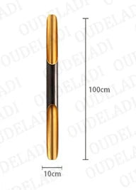 DecorBites™ Black Gold Aluminum Tube Wall Sconce for Bedroom Living Room Decor
