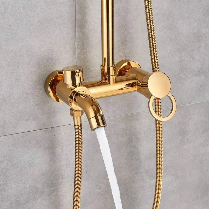 DecorBites™ 3-way Shower Faucet Set with Rainfall and Waterfall Spout