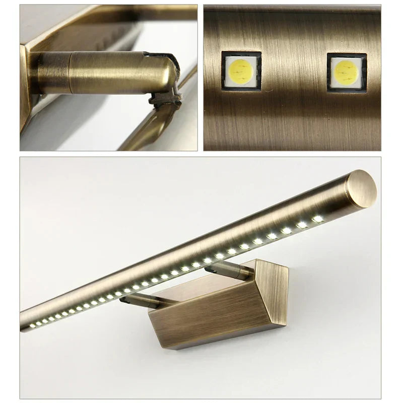 DecorBites™ Copper Bathroom Mirror Light 5W 7W LED Vanity Lamp 400mm 500mm