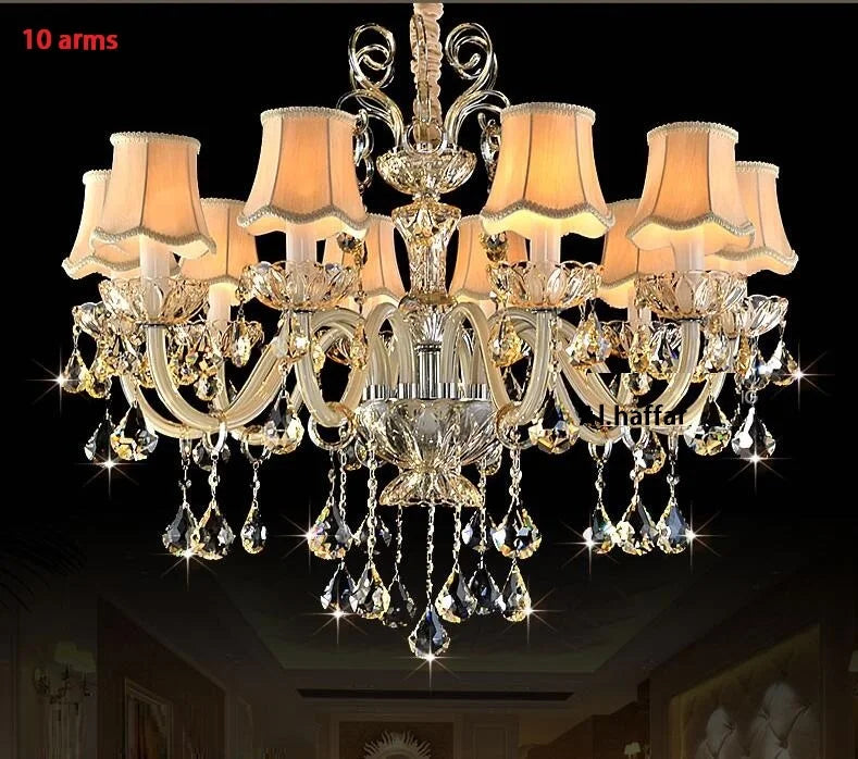DecorBites™ Crystal Chandelier Light Fixtures for Modern Luxury Living and Bedrooms