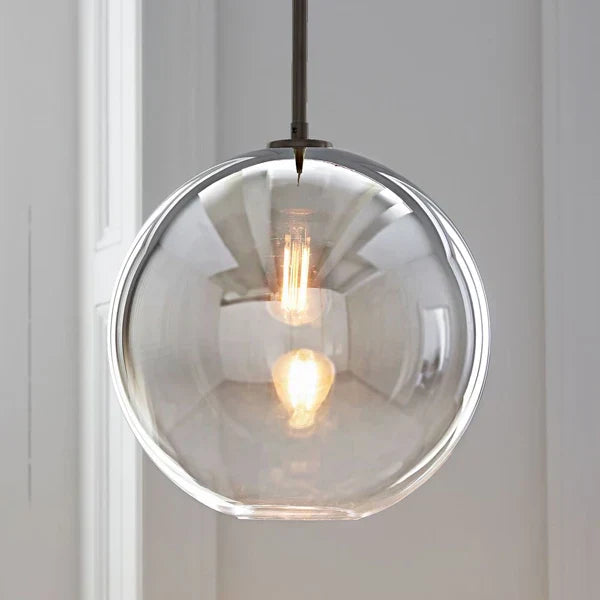 DecorBites™ Gradient Glass Ball Pendant Light for Kitchen Dining Living Room