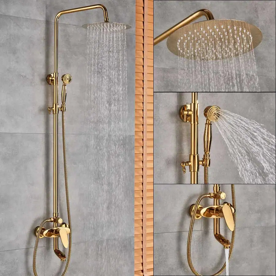 DecorBites™ 3-way Shower Faucet Set with Rainfall and Waterfall Spout