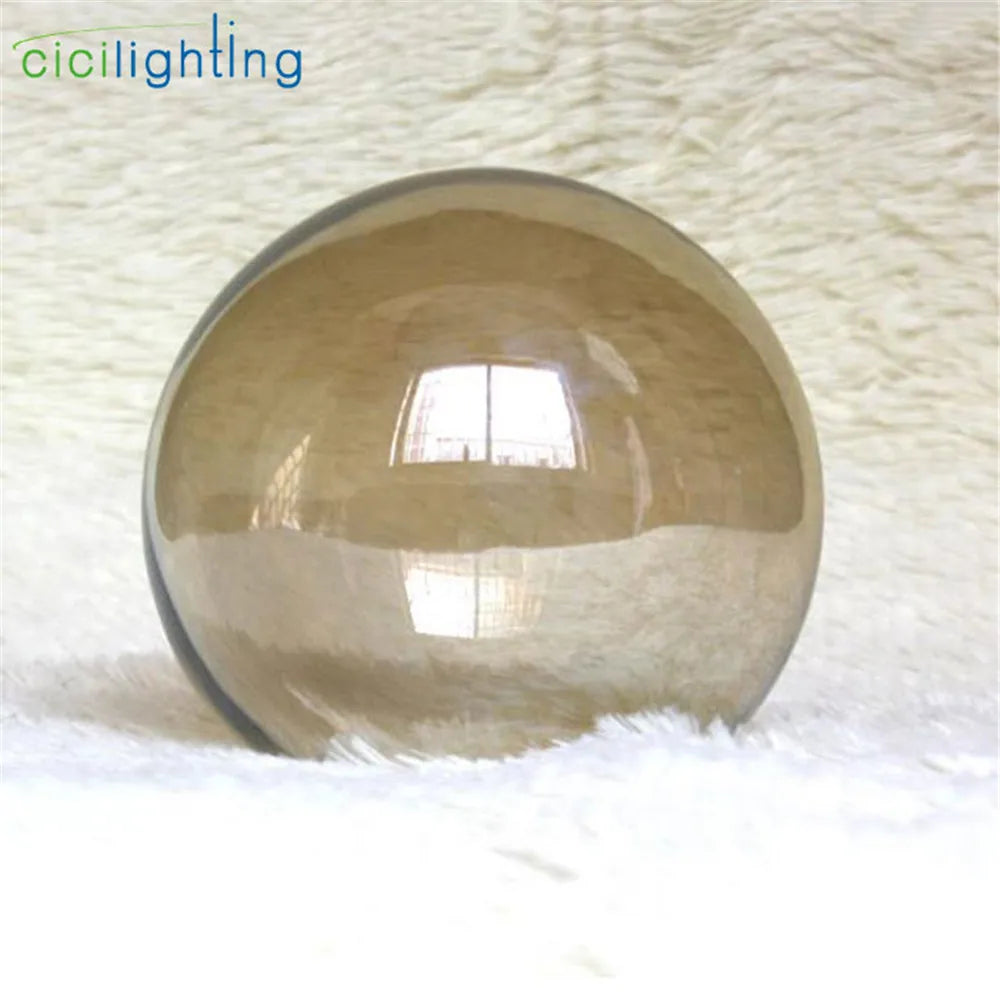 DecorBites™ Grey Glass Lamp Shade for Magic Bean Chandelier - D15cm D13cm