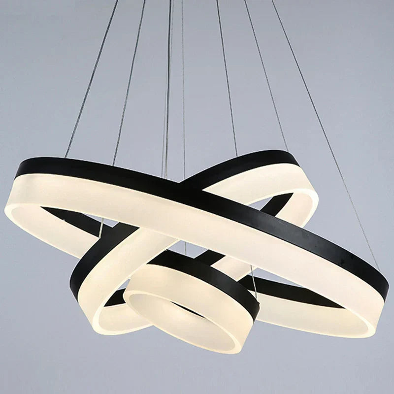 DecorBites™ LED Ring Pendant Light Fixture for Living Room Dining Room Lighting