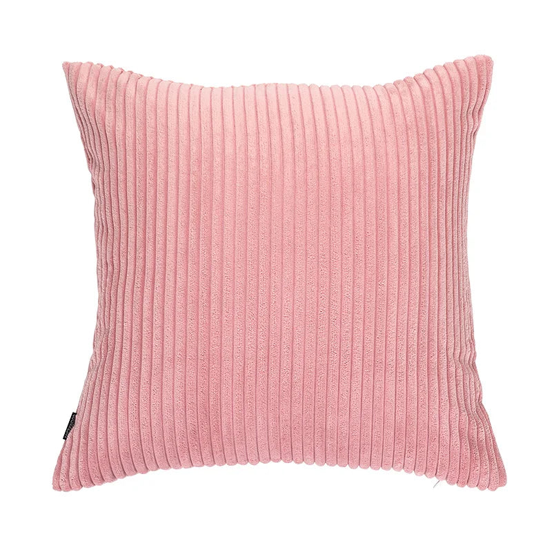 DecorBites™ Corduroy Flocking Velvet Pillow Cover, Soft Home Decor, 45x45cm/60x60cm