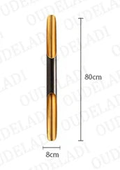 DecorBites™ Black Gold Aluminum Tube Wall Sconce for Bedroom Living Room Decor