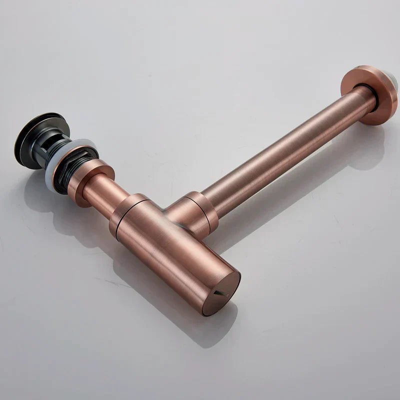 DecorBites™ Brass Basin Tap Kit with Deodorization Pop-Up Drain - Chrome/Black/Bronze